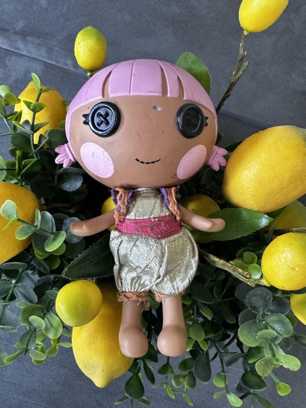 Lalaloopsy Littles Pita Mirage Doll Genie Hard Plastic Removable Clothing Pink
